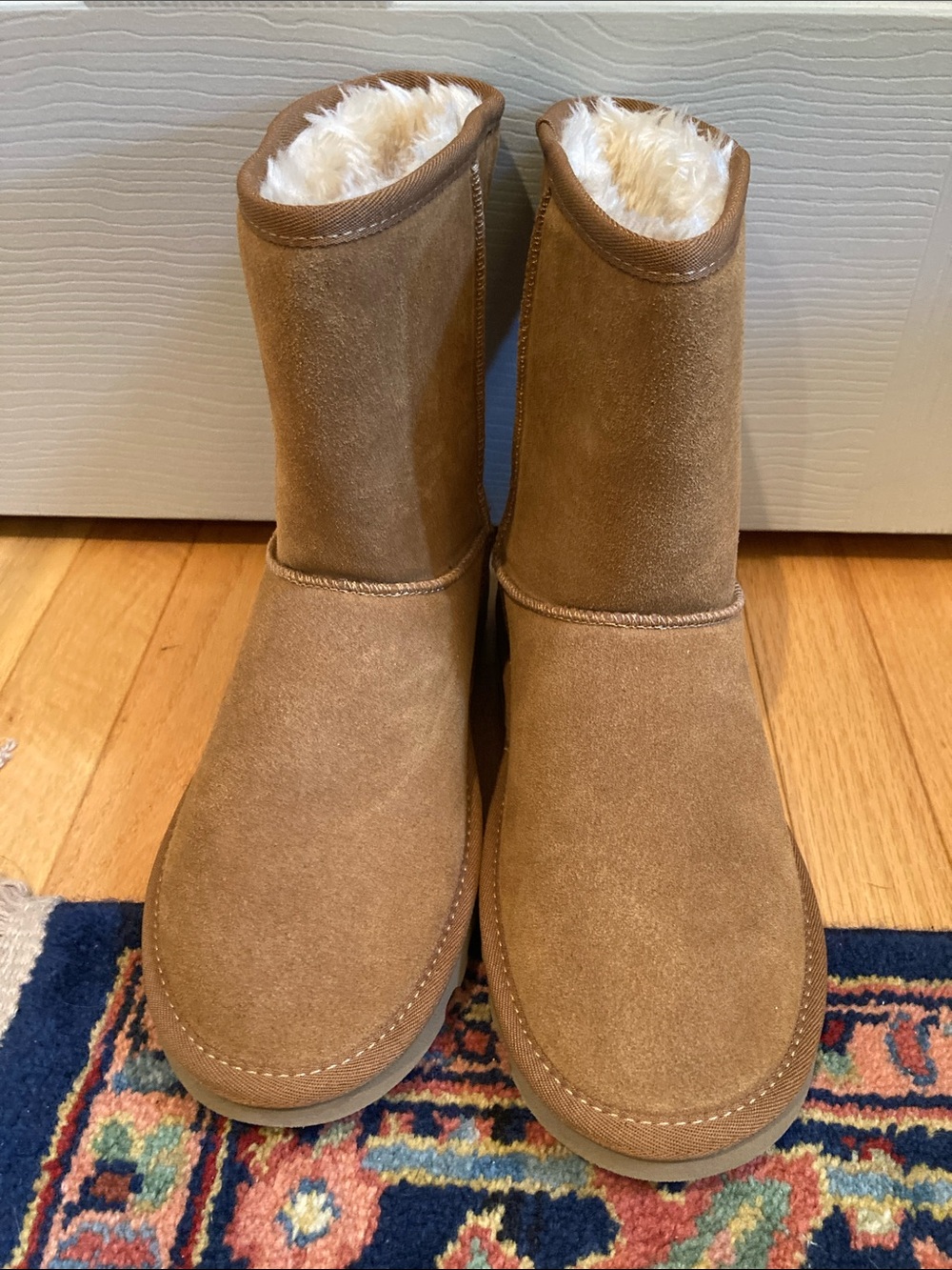 EUC Brown Suede Fleece-Lined Boots